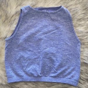 Free People Intimately High Neck Seamless Crop Top